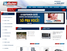 Tablet Screenshot of kefischer.com.br